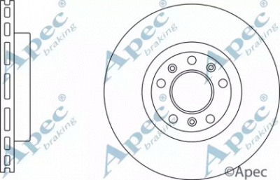 APEC BRAKING dsk3130 -  Тормозной диск